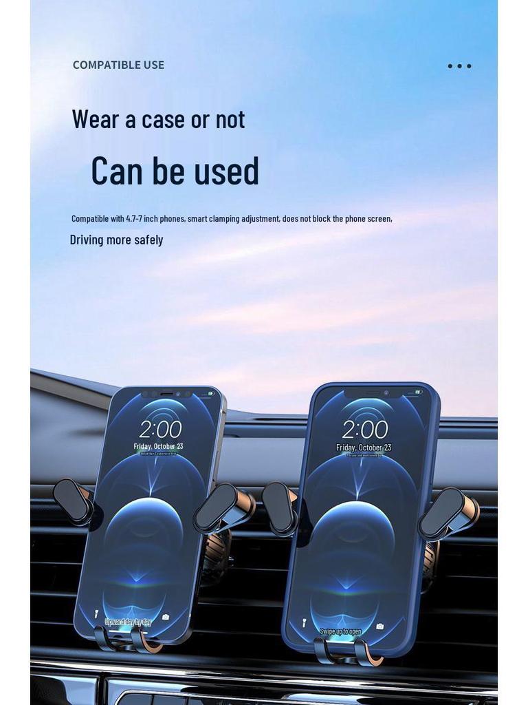 Universal Gravity Car Phone Holder Air Vent Mount