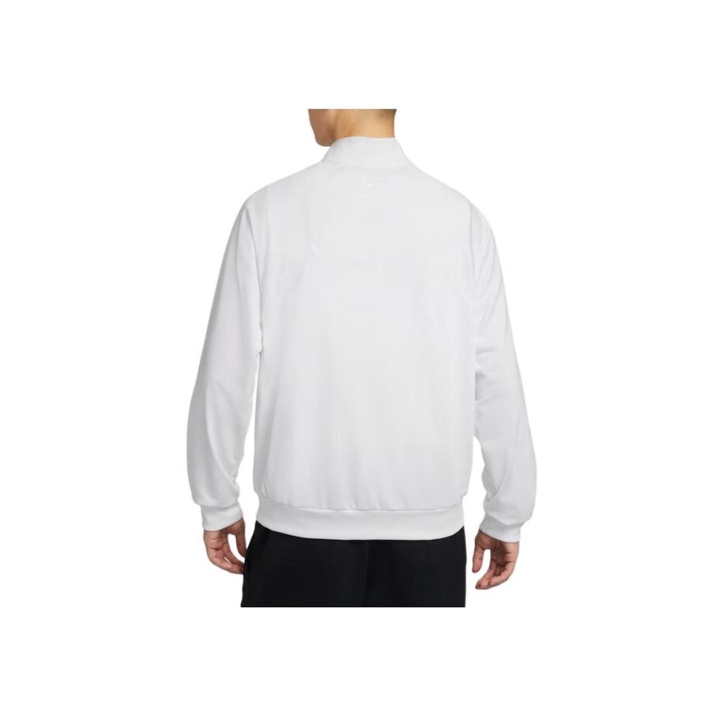 Nike Dri-Fit Kobe Series Quick-Dry Knitted Stand Collar Jacket Men Jackets White HJ8098100