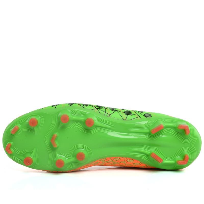 Neue Mode Grüner Druck Fg Herren Fußballschuhe Lange Stollen Fußballschuhe Für Herren Komfort Fußball Trainingsschuhe Zapatos De Futbol