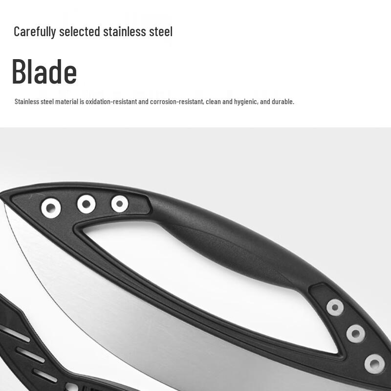 3-Piece Stainless Steel Semi-Circular Pizza Cutter Set