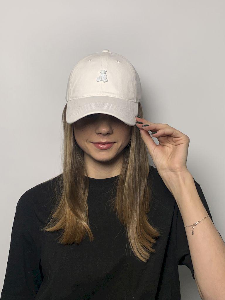 

Стильна жіноча кепка для повсякденного носіння із захистом від сонця у спортивному стилі 54-59 білий