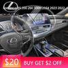 Emblems For ES 200 260 300H 2024 2023 Interior Accessories Film Transparent TPU Gear Panel Center Console PPF Protection S