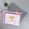 Transparent Mesh Zipper Bag for Makeup, Toys, Building Blocks, Documents, and School Supplies