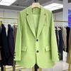 Black Small Suit Women's Jacket Autumn Casual Loose Design Sense Temperament Commuter Small Suit Jacket