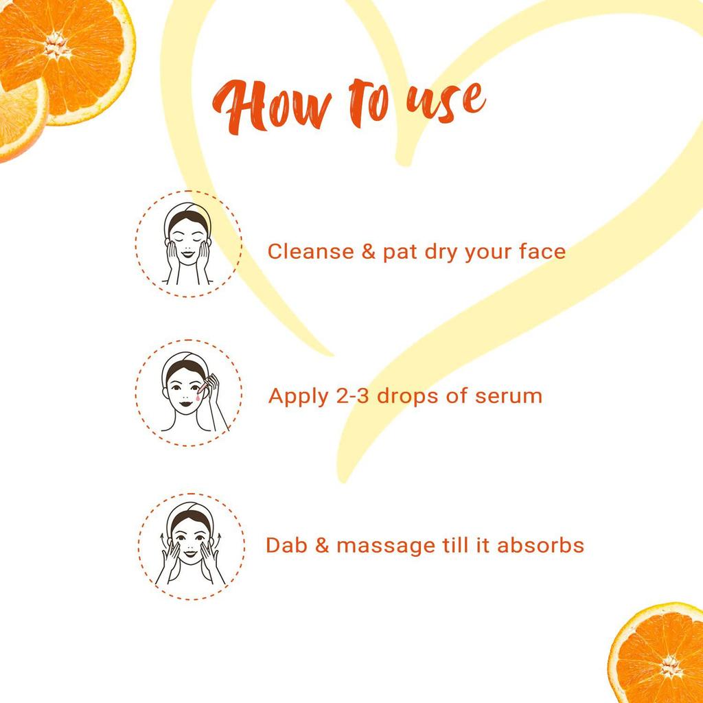 NutriGlow Advanced Organics Vitamin C Skin Lightening Serum 1.76 Oz