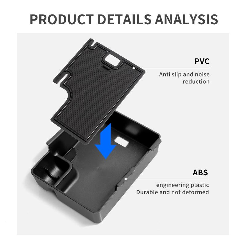Car Accessories For MG3 MG 3 2023 2024 2025 Armrest Storage Box Center Console Storage Pad Wireless Cup Holder Stowing Tidying