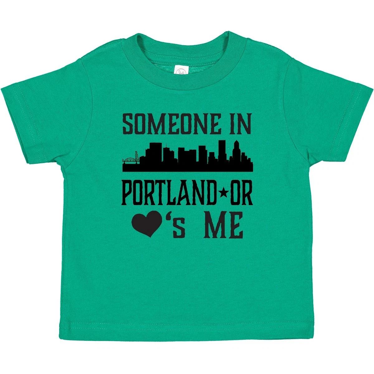 Inktastic Portland Oregon Someone Loves Me Skyline Baby T-Shirt Or Cities Infant 160
