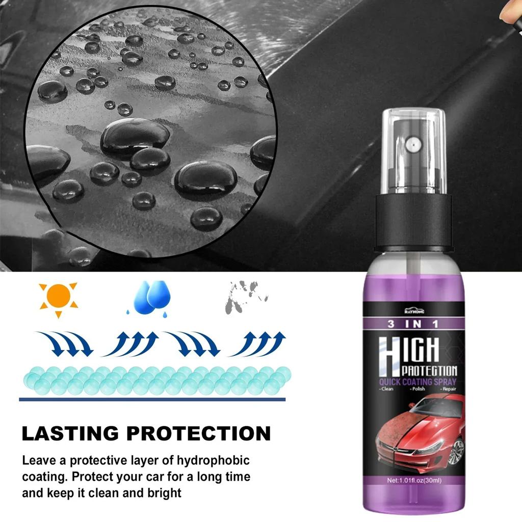 Ceramic Nano Coating Agent Spray Hydrophobic Coating Waterproof Car Wax Liquid Car Coating Agent Polish Ceramic Coatin