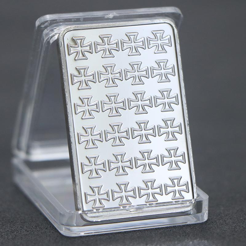 Lingotti d'argento, distintivi, blocchi, argentatura, monete commemorative straniere, monete d'argento artigianali, monete, artigianato in metallo, regalo di Natale, pensierini per la calza