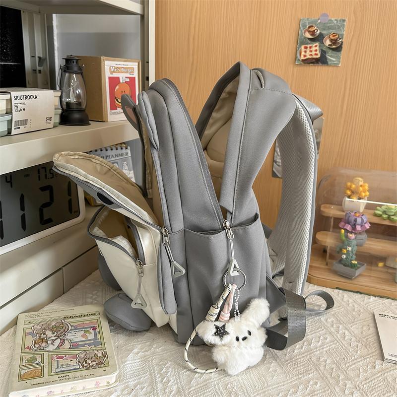 College Style Schoolbag Cute Cartoon Kitten Backpack