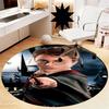 Harry Potter Printed Round Rug Carpet Chair Rug Area Rug Entryway Doormats,for Office Chair Living Room Bedroom Kitchen Room.
