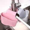 Sink Draining Hanging Basket Adjustable Kitchen Accessories Sink Bag Soap Sponge Shelf Faucet Holder For Bathroom