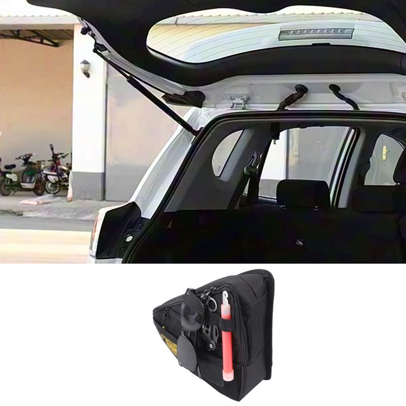 

Oxford Cloth Black For Toyota RAV4 2013-2026 2026 Car Trunk Side Window Bag Storage Organizer Travel Bag Car Accessories