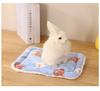 Small Pet Flannel Cage Mat Double Sided Warm Winter Sleeping Cushion Pad for Rabbit Bunny Cat Puppy