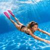 Silikon-Schwimmflossen zum Schwimmen und Tauchen - Trainingsflossen für Herren Damen Erwachsene