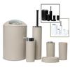 Badezimmer-Mülleimer, Toilettenbürste, Seifenschale, Zahnbürstenhalter