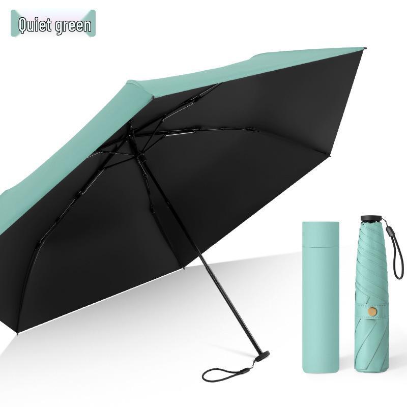 Ultra-light Carbon Fiber Sun & Rain Umbrella - Lightweight, Three-fold, UV Protective Parasol.