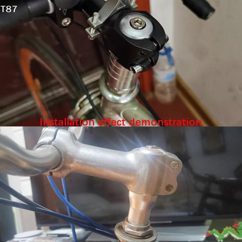 Pro 1 1/8" 22,2mm Prodlužovač představce jízdního kola Adaptér na klasický závitový představec jízdního kola Adaptér pro zvýšení představce jízdního kola ze slitiny hliníku