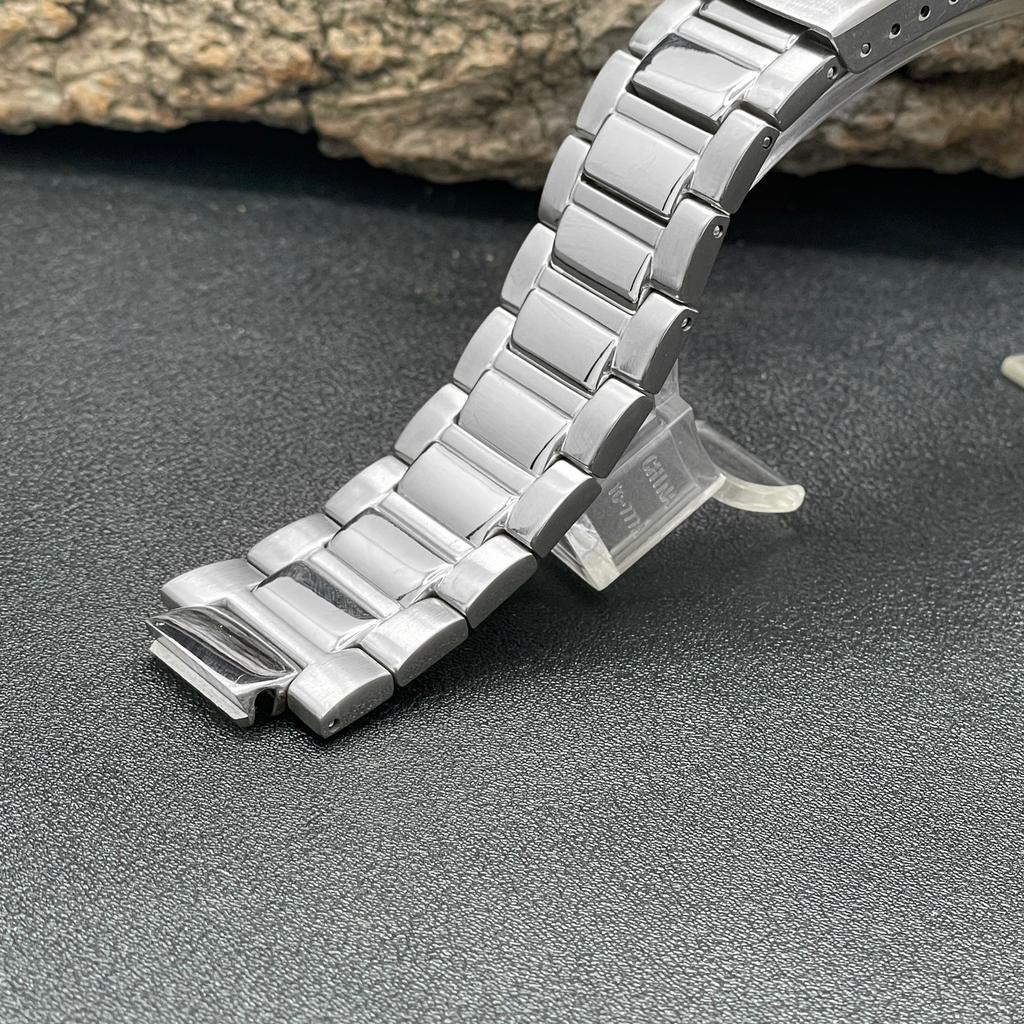 For Casio 5118 Watch Strap EF-546 EF-546D Series Solid Stainless Steel Strap Watch Chain Convex 14mm Male Metal Bracelet