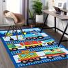 Office Carpet Train Adventure: A Fun and Vibrant Rug for Your Home Office, Perfect As a Sofa Carpet