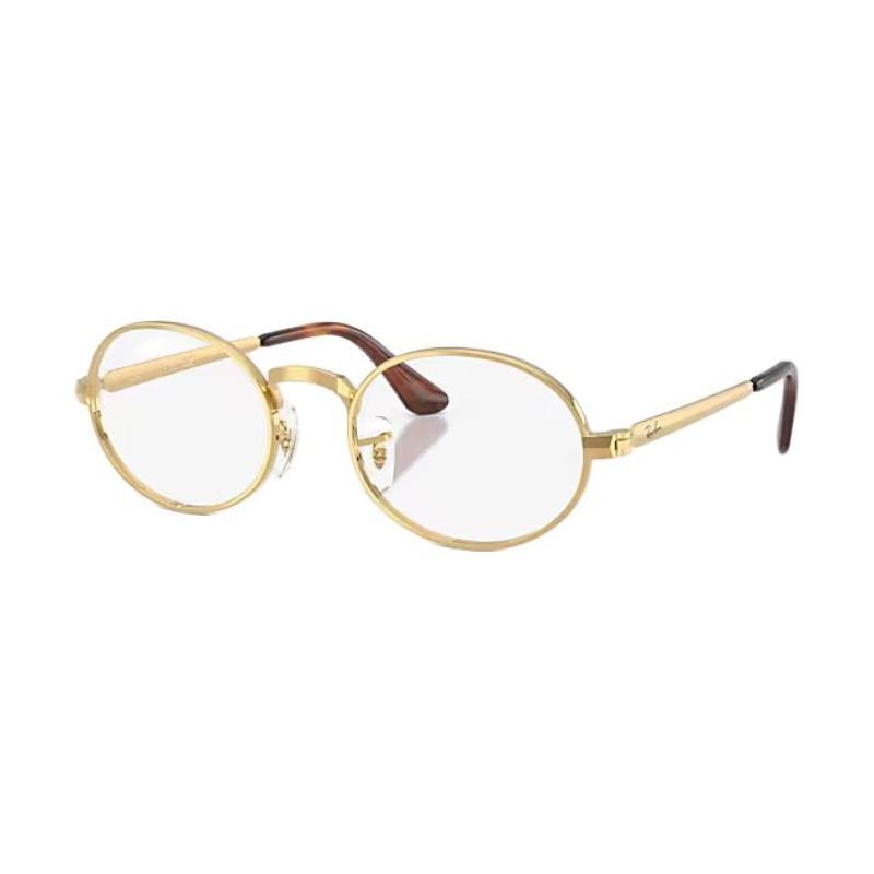 RAYBAN Metal Oval Prescription Optical Glasses Frames Unisex Couple Style 2500 54-21 RB3931V
