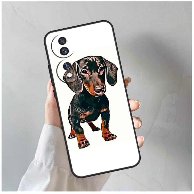 Dachshund Teckel Dackel Dog Case For Honor 90 Lite 50 70 Magic 5 6 Pro X6 X7 X8 X9 X6a X7a X8a X9a X9b X8b Cover Coque