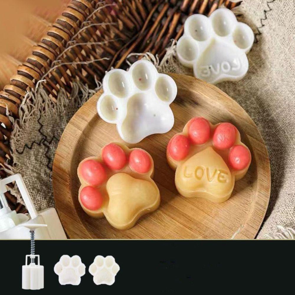 Flower-shaped Cookie Stamp Mould 3D Pastry Making Tools Bakeware Mooncake Mold  Kitchen DIY