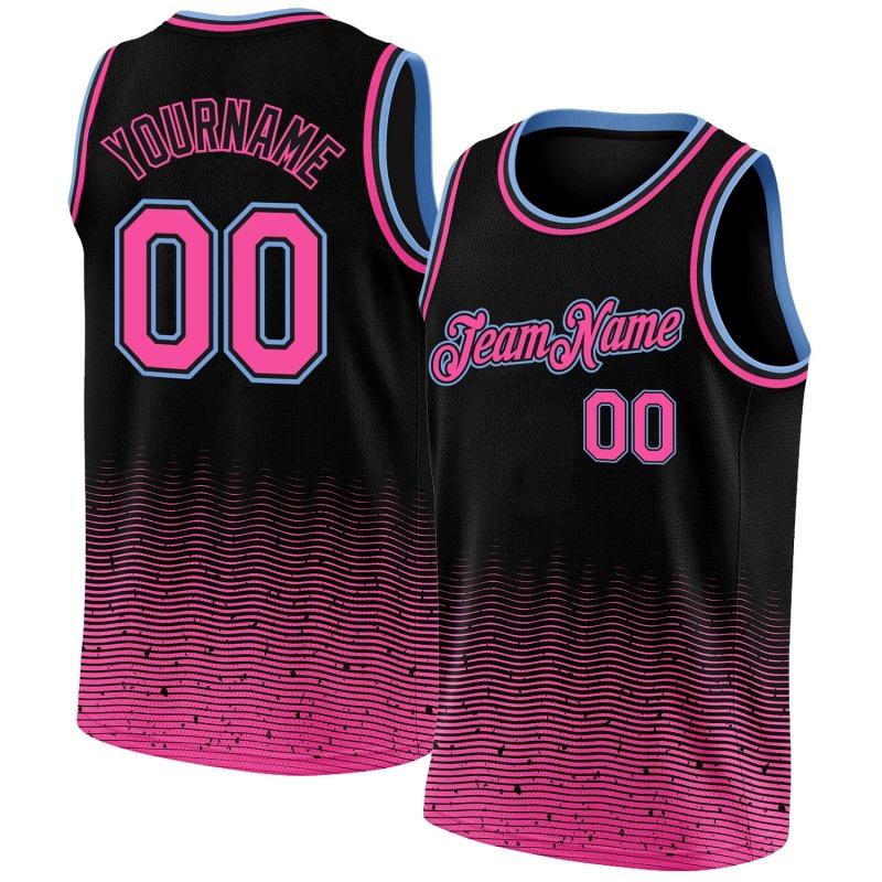 Canottiere Personalizzate con Nome e Numeri, Fantasia a Strisce, Maglie da Basket, T-shirt Stampate 3D, Canottiere Sportive Estive Girocollo
