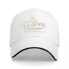 The Wilson Family Reunion Classic Baseball Cap Black with White Trim Custom Personalized Design for Adults and Fans