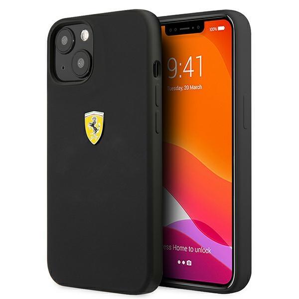Ferrari Fessihcp13Sbk Iphone 13 Mini5,4 Černý/Black Pevný silikonový obal
