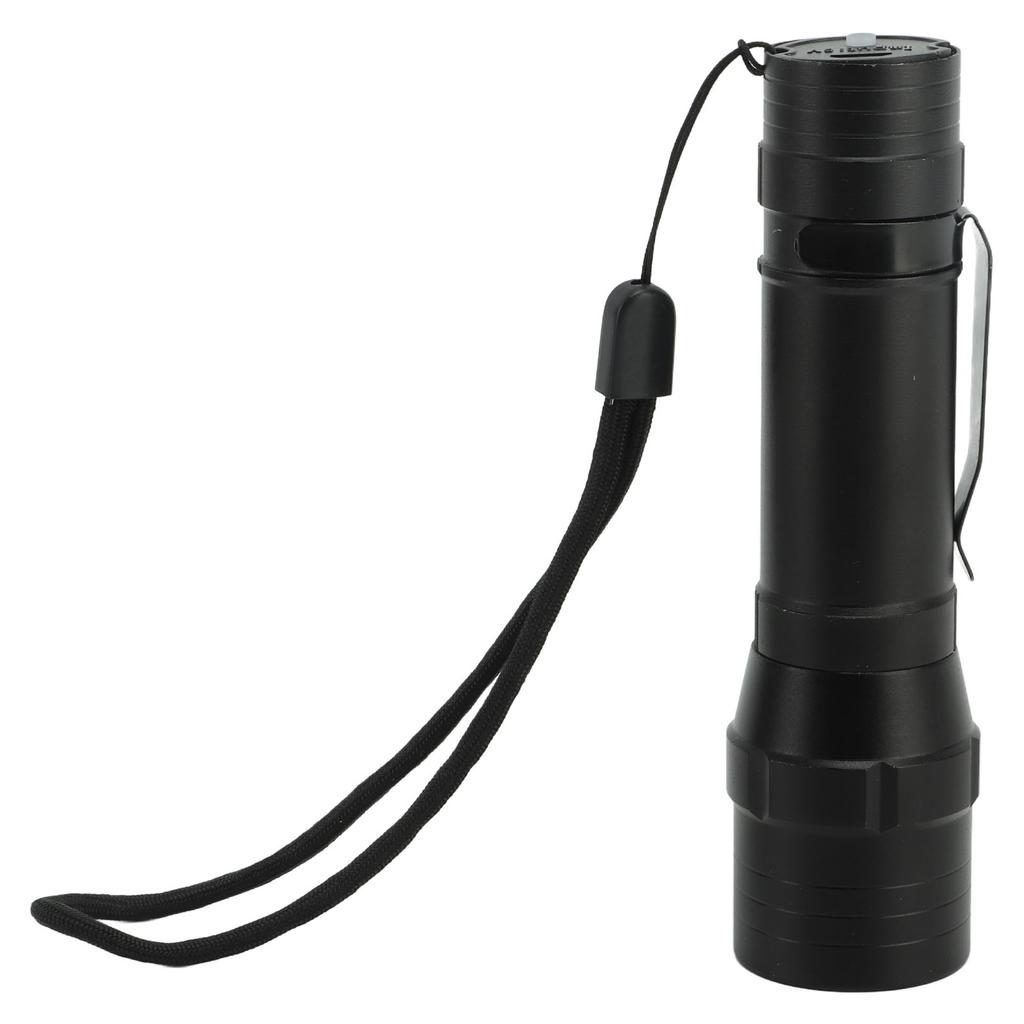 Rechargeable Flashlight 4 Modes High Brightness Metal Flashlight with COB Sidelight for Outdoor Camping Emergency