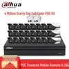 Dahua 4MP PoE NVR Security Camera System Kit with 8TB HDD