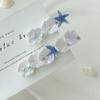 Barrette Cheveux Étoile de Mer Coquillage - Élégante et Polyvalente pour Toute Occasion