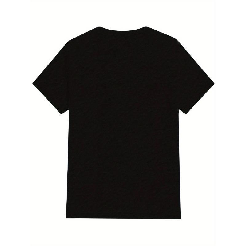 European sizes Men'S Casual T-Shirt with The Design "Papi N'A Peur De Rien... Sauf De Mamie!" - Black,