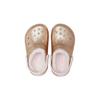 Crocs Classic Clog Fleece Lined Durable Cotton Sandals Kids Sandals Gold Pink 205937-2UB