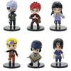 12pcs Naruto Shippuden Anime Action Figures Set Hinata Sasuke Itachi Kakashi Gaara Q Version PVC Toys for Kids Christmas Gifts