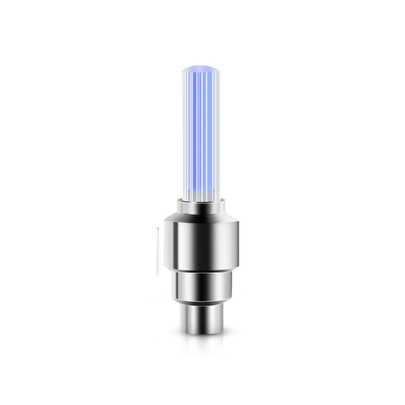 Bicycle Valve Cap Lights With Led Illumination For Cycling Accessories And Safety