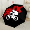 Bmx Bike Adventure Portable Automatic Umbrella with 8-Rib Foldable Design Durable Everyday Carry Umbrella Elegant Umbrella Spiritual Gift