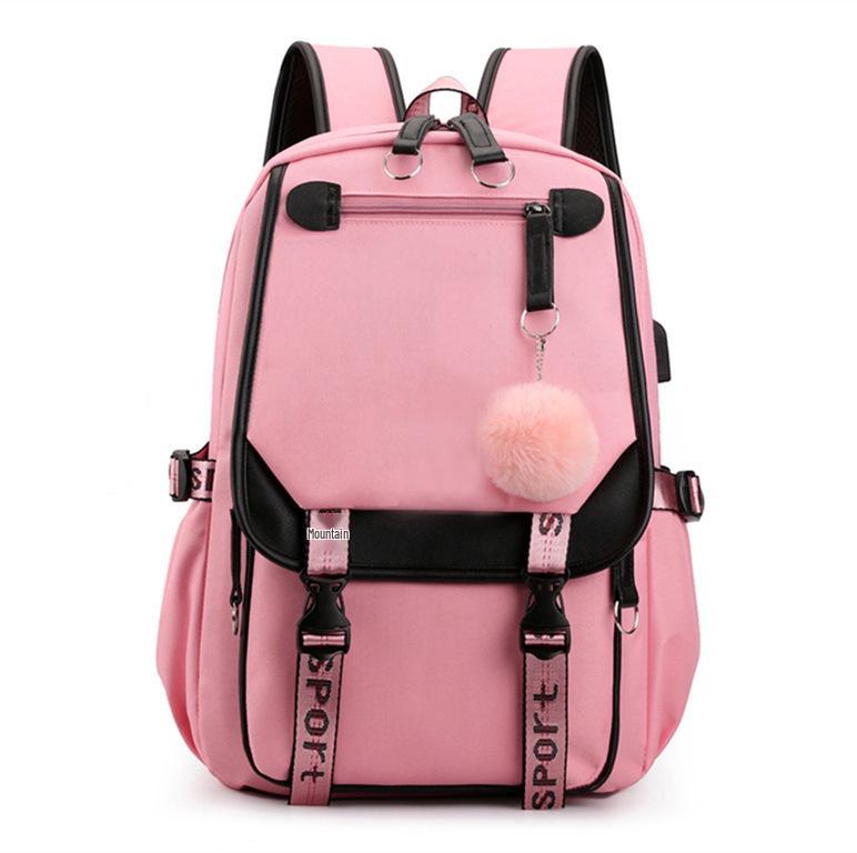 

Женский рюкзак из ткани Оксфорд большой вместимости: Подходит для путешествий и школы