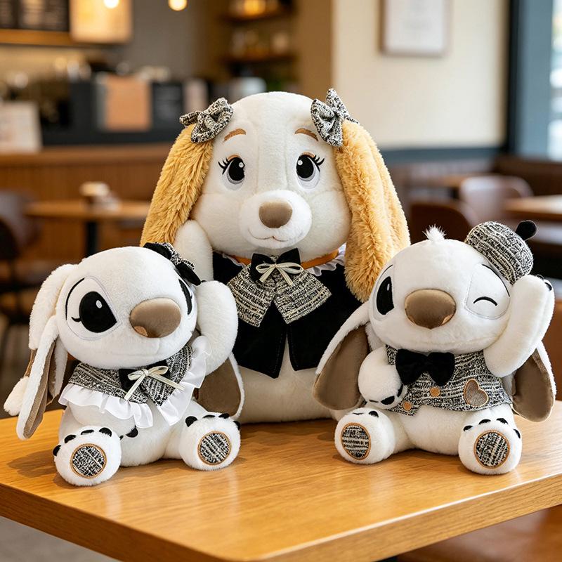 Platinum Party Stitch Plush Toy - Cute Pendant Doll for Children's Birthday Gift