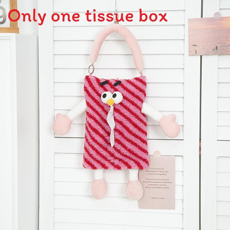 Cartoon Monster Plush Cushion With Soft Sherpa Cover For Lounge And Bed Decor