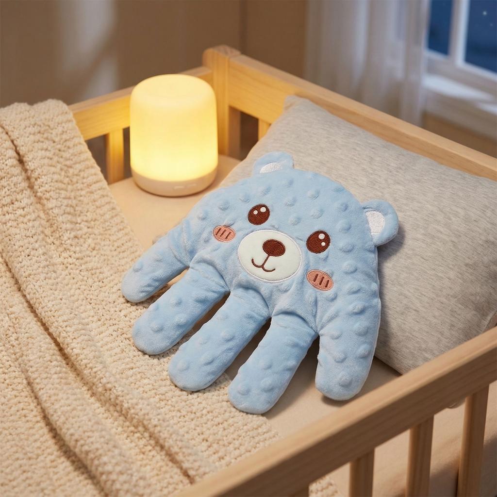 Soothing Hand To Help Babies Fall Asleep - Red Inner Liner For Heat And Abdominal Warmth