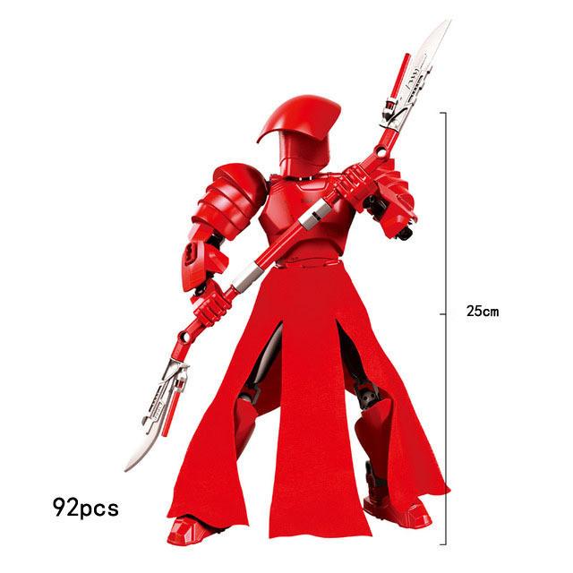 Klocki konstrukcyjne z serii Star Wars z ruchomymi mini figurkami do kreatywnej zabawy dla dzieci