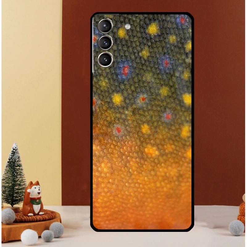 Brown Trout Fly Fishing Case For Samsung Galaxy S25 S26 Ultra S21 S22 S20 S23 S24 Ultra S10 Plus S25 FE Cover Funda