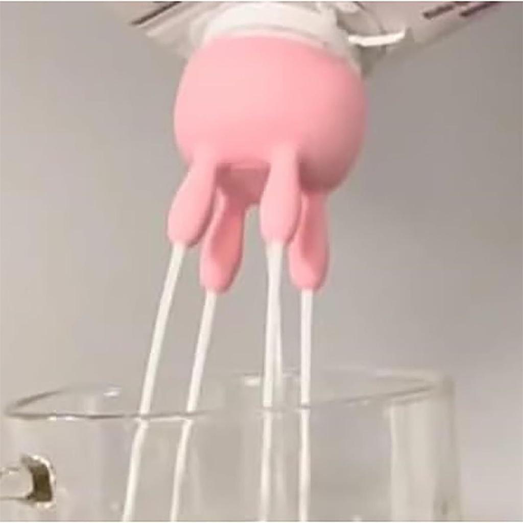 Funny Pouring Milk Bottle Cap, Portable Milk Carton Dispenser Spout, Practical Kitchen Milk Flow Divider Tool
