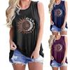 Móda Ženy Léto Ležérní Potisk Tričko Halenka s krátkým rukávem Topy
