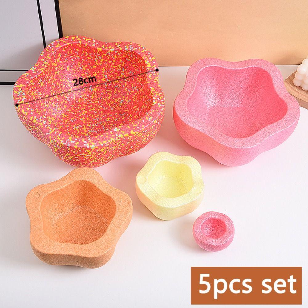 Outdoor Steeping Stone Balance Game Five-pointed Star Balance Stepping Stones  Gift