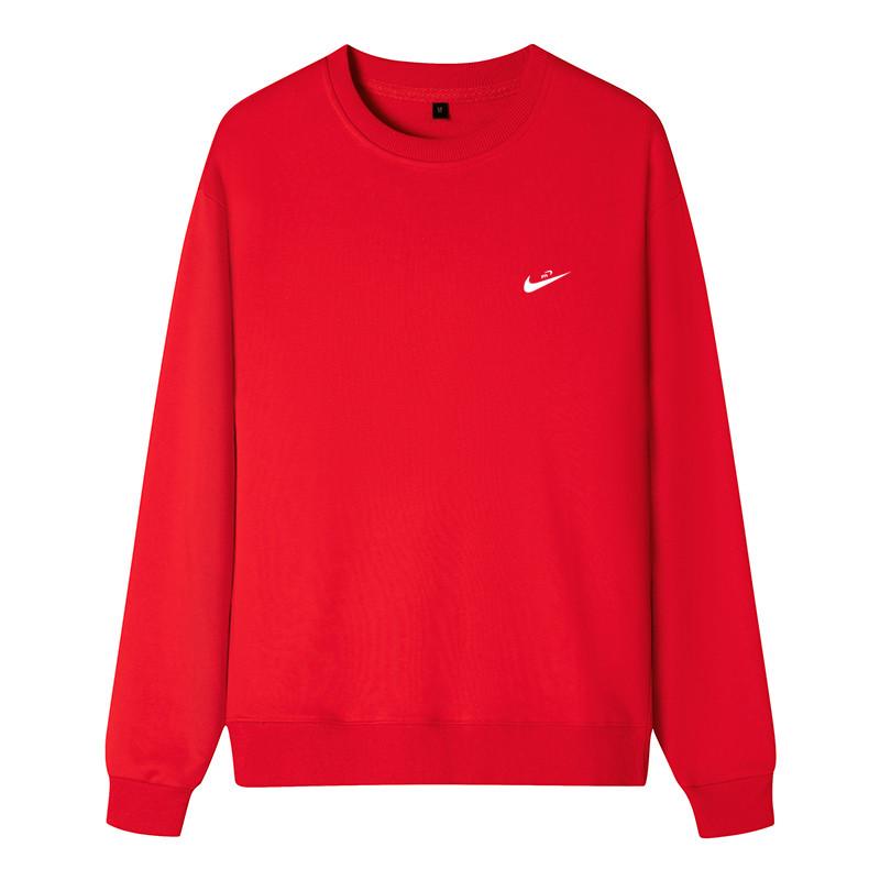 Sweat à capuche à manches longues et col rond en tissu éponge pour homme - Printemps/Automne 2024