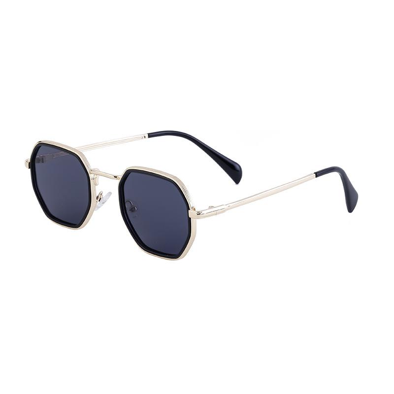Vintage Square Sunglasses Men'S Punk Style Small Frame Sunglasses Men'S Shades
