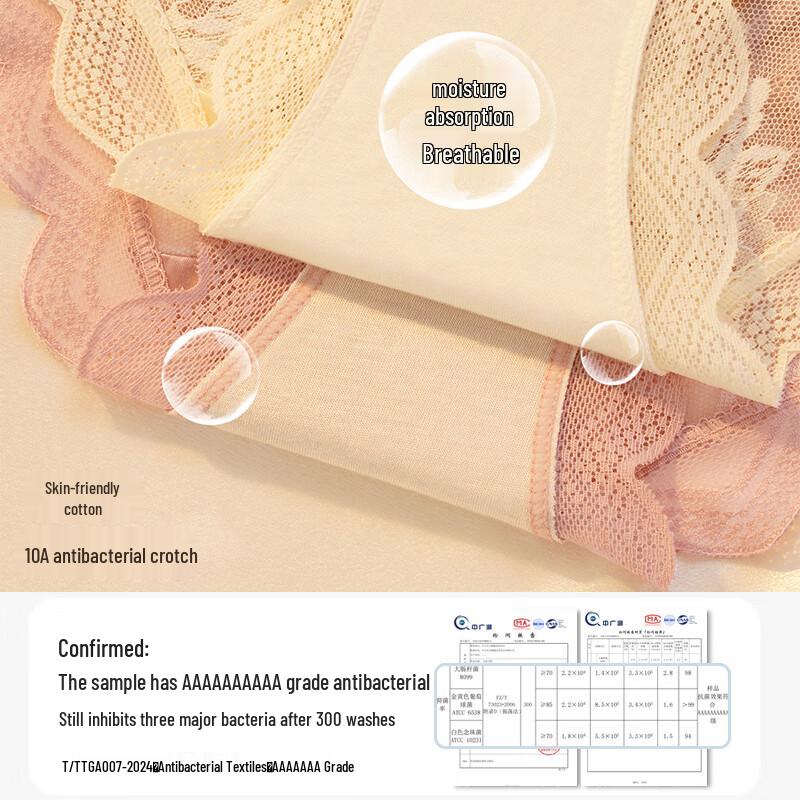 Oudifen Francuskie Koronkowe Majtki Satynowe